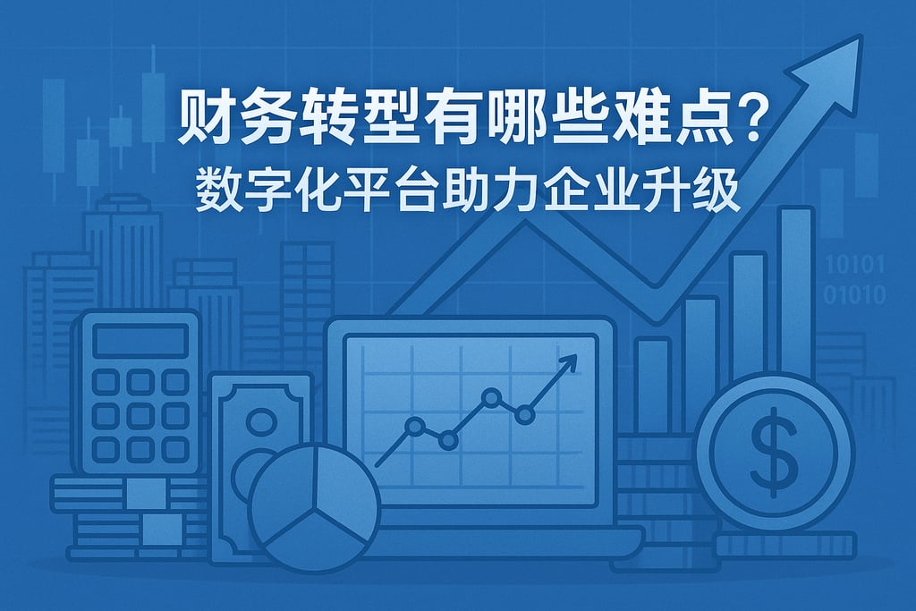财务转型有哪些难点？数字化平台助力企业升级