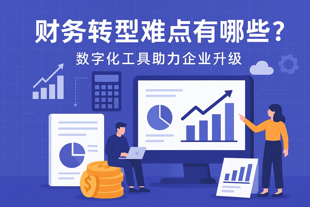 财务转型难点有哪些？数字化工具助力企业升级