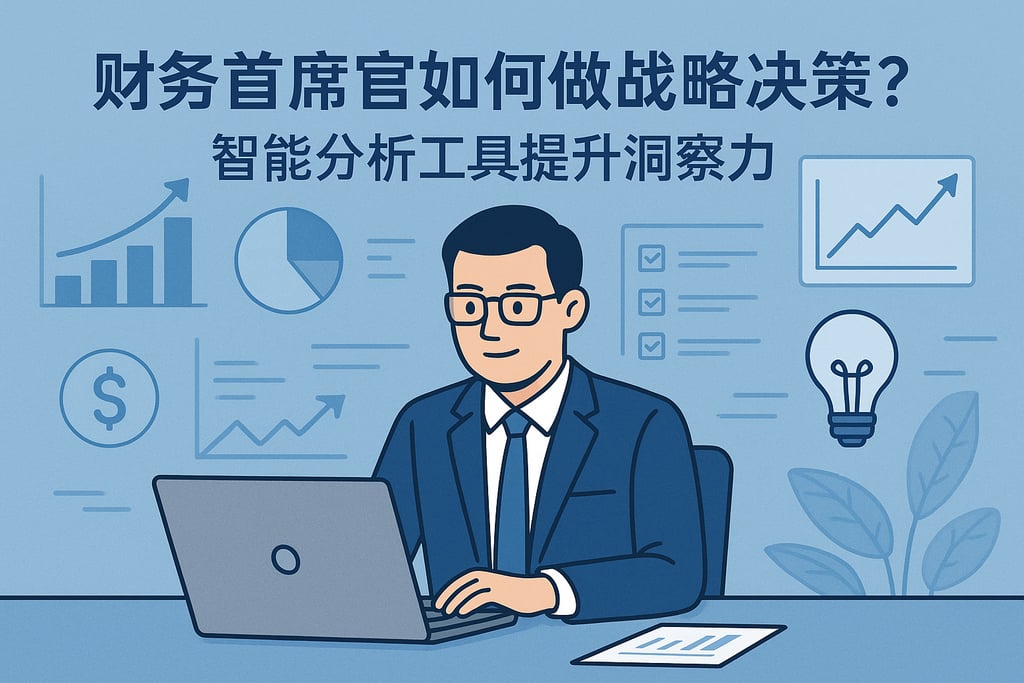 财务首席官如何做战略决策？智能分析工具提升洞察力