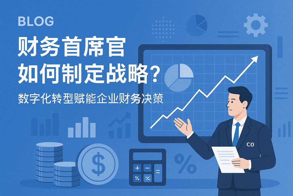 财务首席官如何制定战略？数字化转型赋能企业财务决策