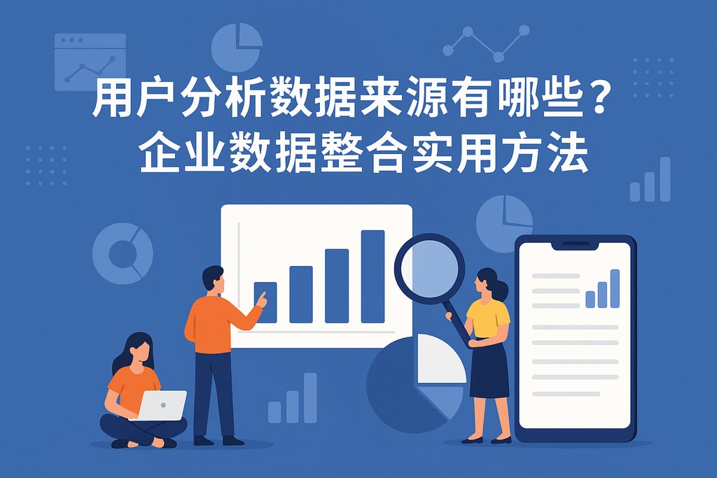用户分析数据来源有哪些?企业数据整合实用方法 | 帆软数字化转型知识库