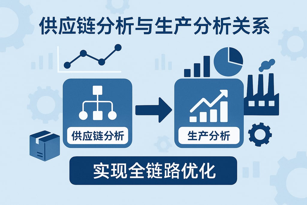 供应链分析与生产分析关系？企业实现全链路优化