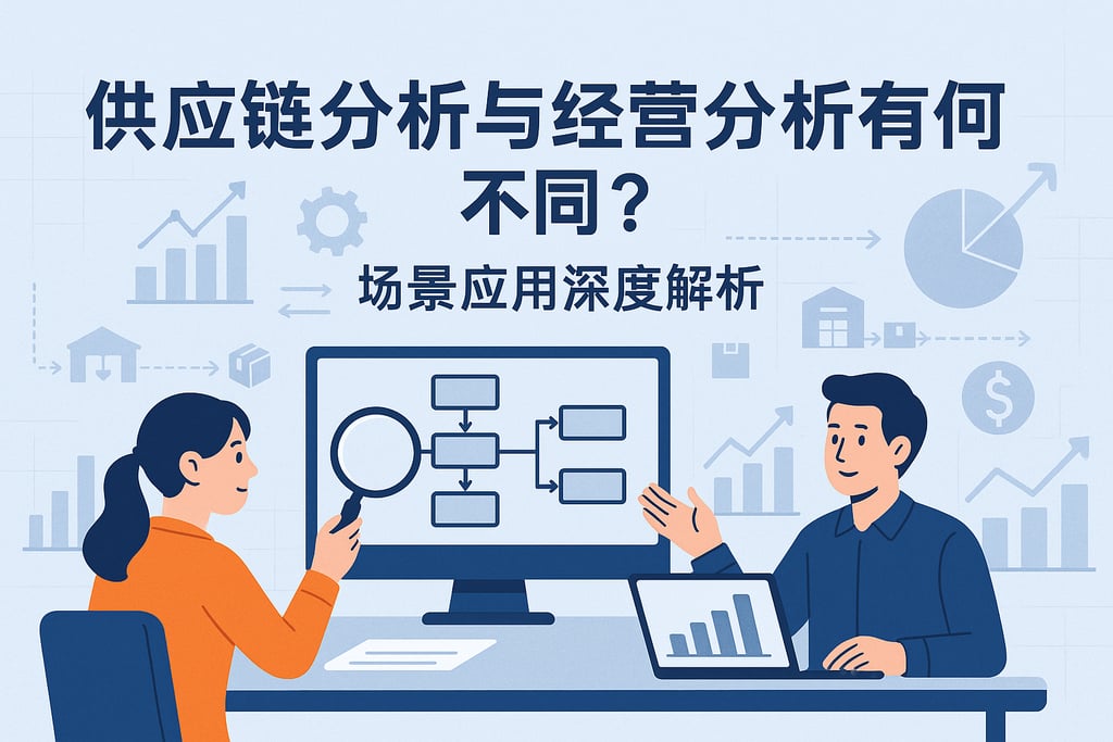 供应链分析与经营分析有何不同？场景应用深度解析