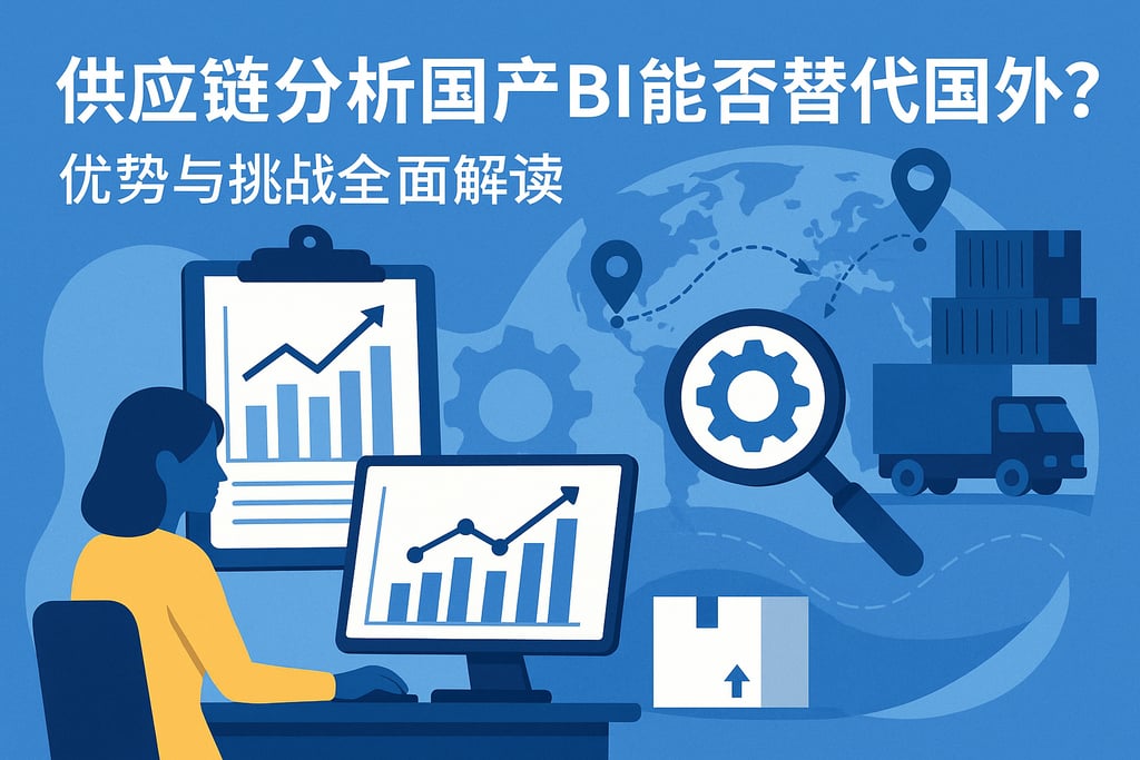 供应链分析国产BI能否替代国外？优势与挑战全面解读