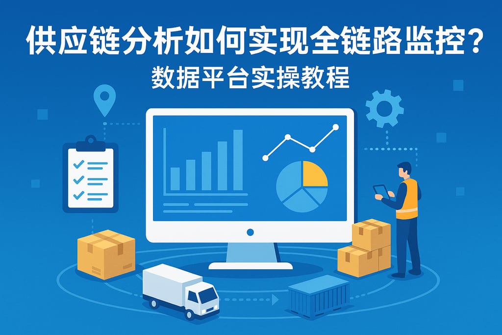 供应链分析如何实现全链路监控？数据平台实操教程