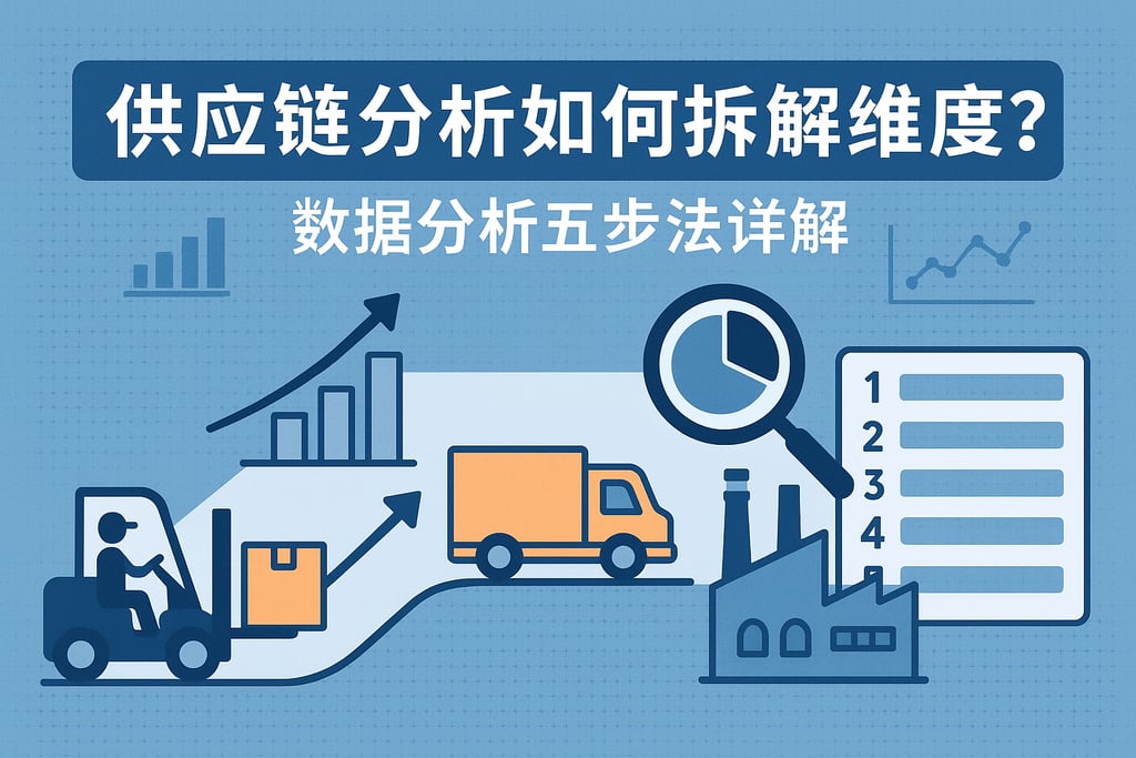 供应链分析如何拆解维度？数据分析五步法详解