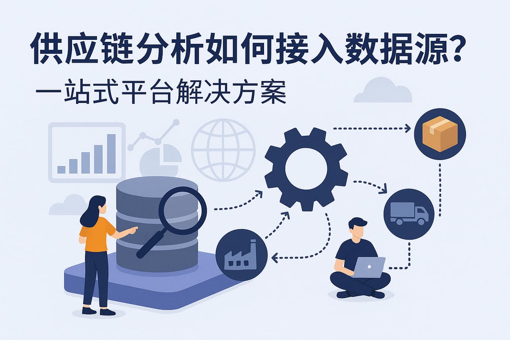 供应链分析如何接入数据源？一站式平台解决方案