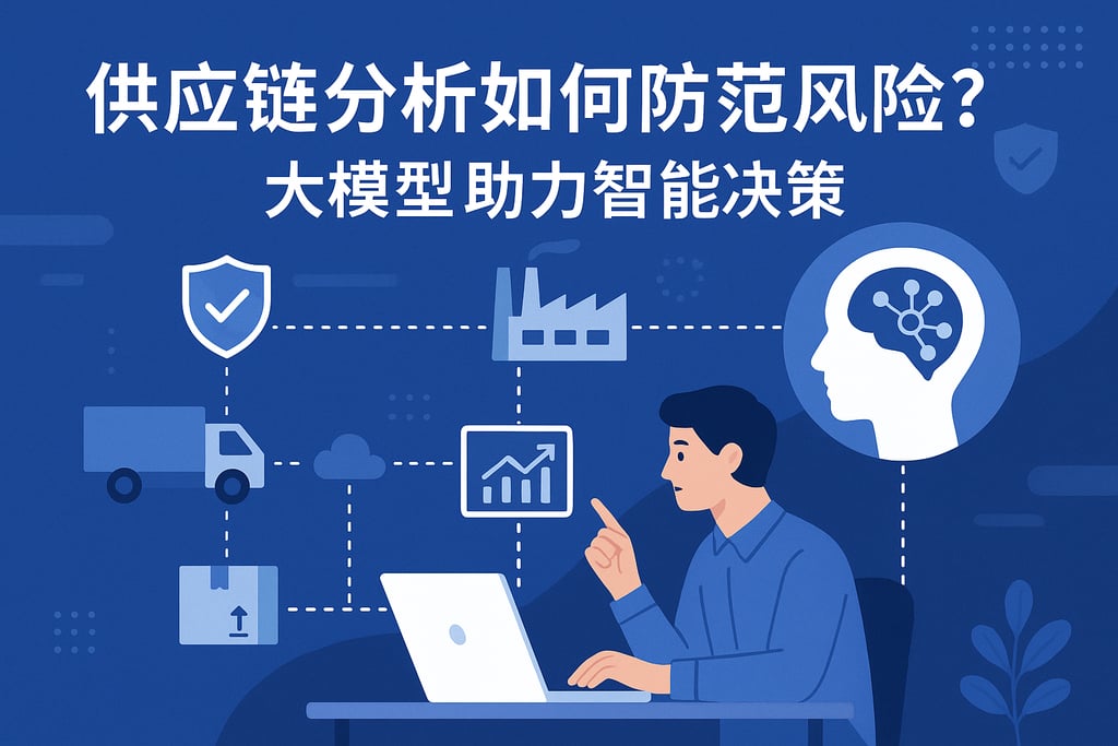 供应链分析如何防范风险？大模型助力智能决策