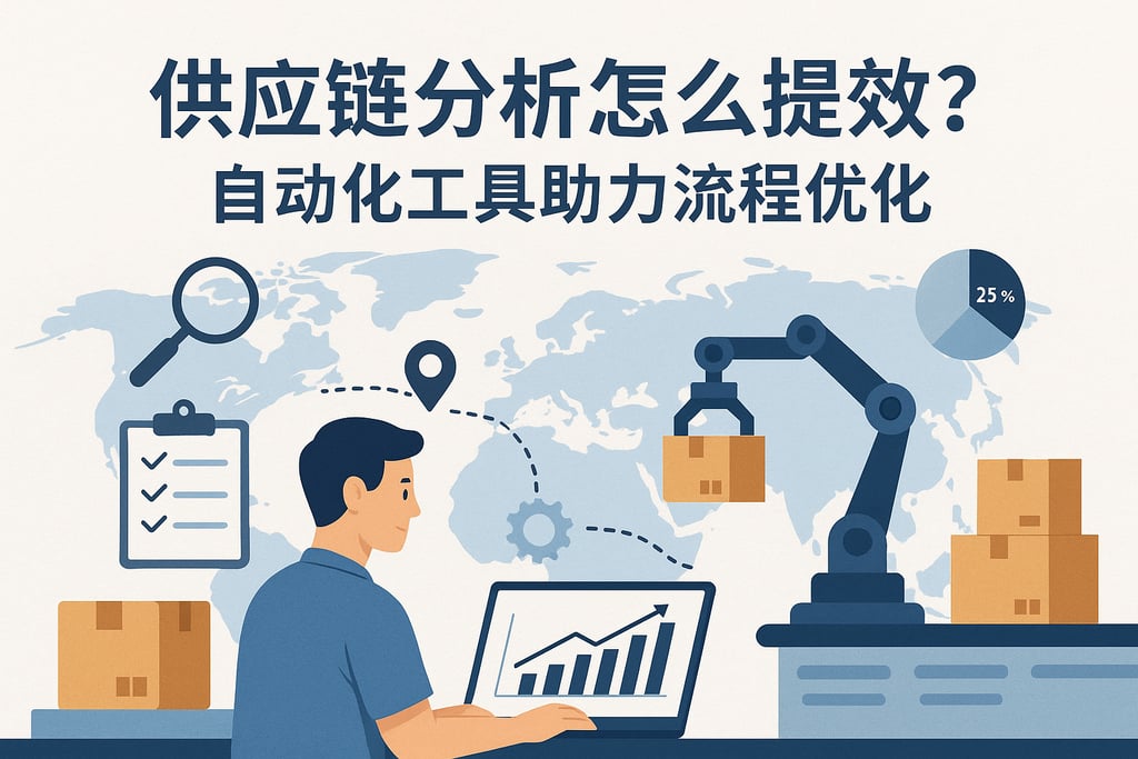 供应链分析怎么提效？自动化工具助力流程优化