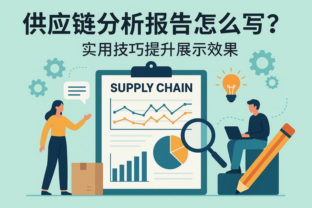 供应链分析报告怎么写？实用技巧提升展示效果