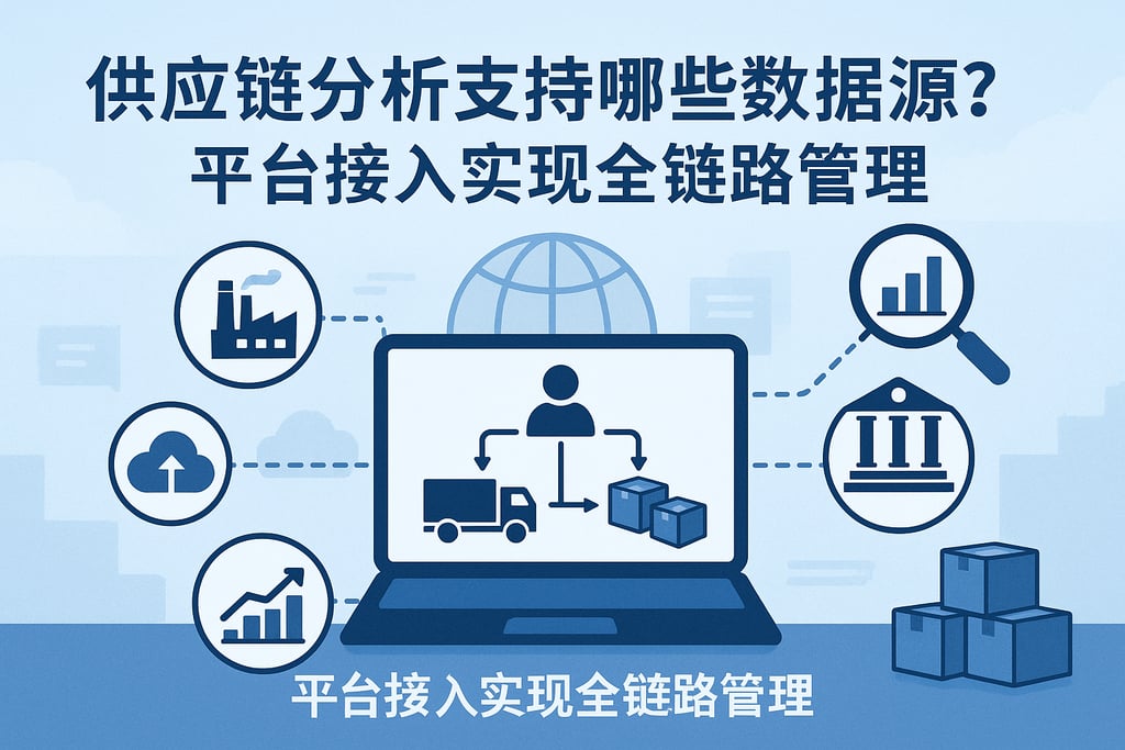 供应链分析支持哪些数据源？平台接入实现全链路管理