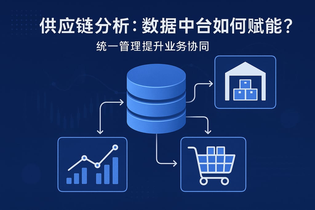 供应链分析数据中台如何赋能？统一管理提升业务协同