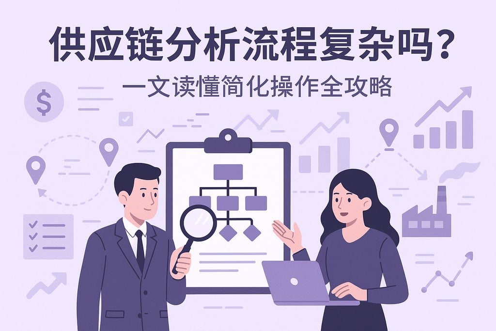 供应链分析流程复杂吗？一文读懂简化操作全攻略