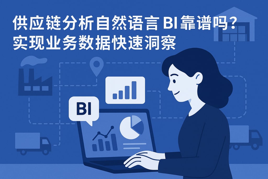 供应链分析自然语言BI靠谱吗？实现业务数据快速洞察