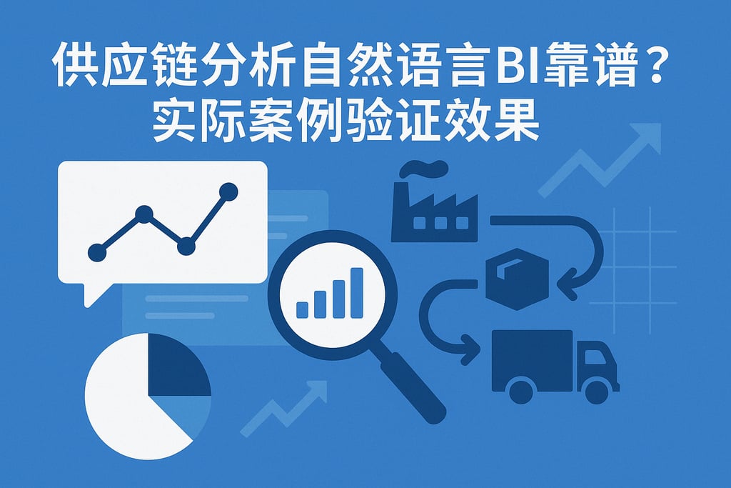 供应链分析自然语言BI靠谱吗？实际案例验证效果