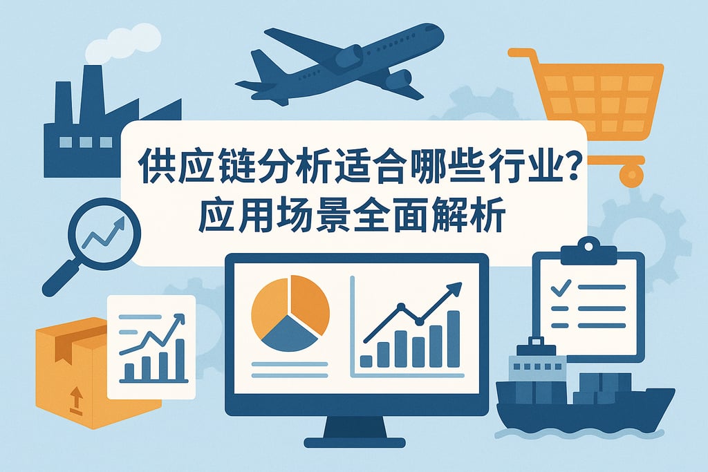 供应链分析适合哪些行业？应用场景全面解析