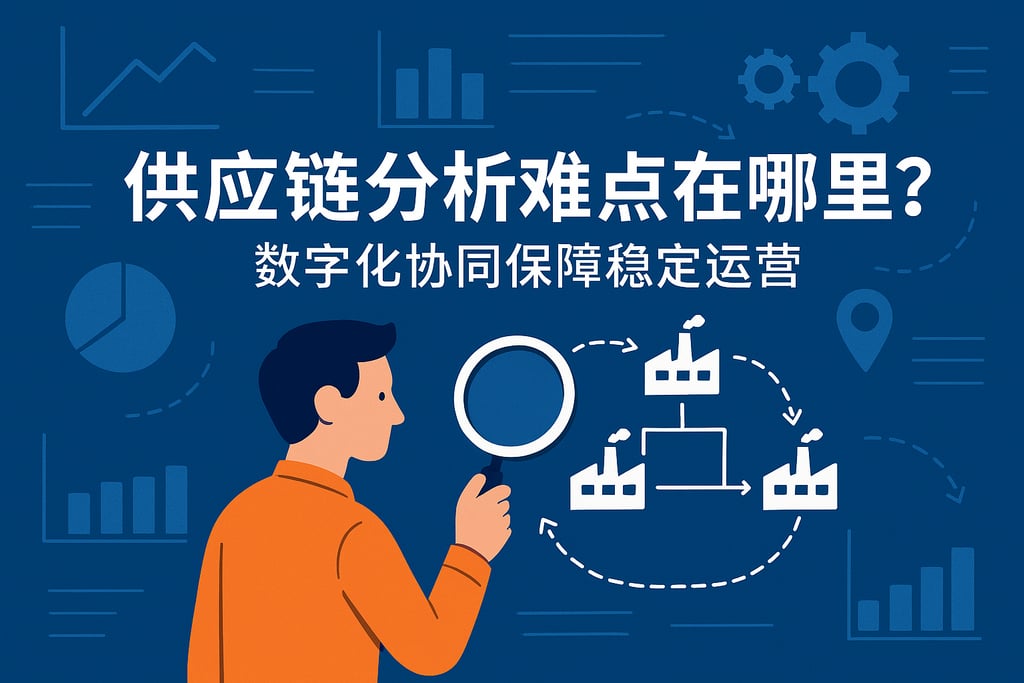 供应链分析难点在哪里？数字化协同保障稳定运营