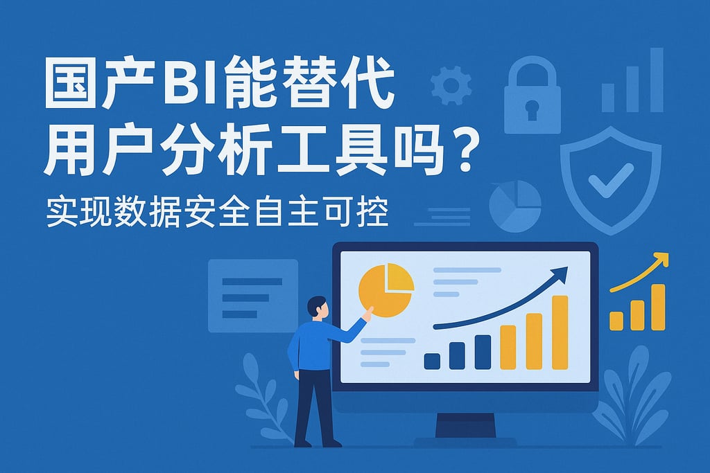 国产BI能替代用户分析工具吗？实现数据安全自主可控