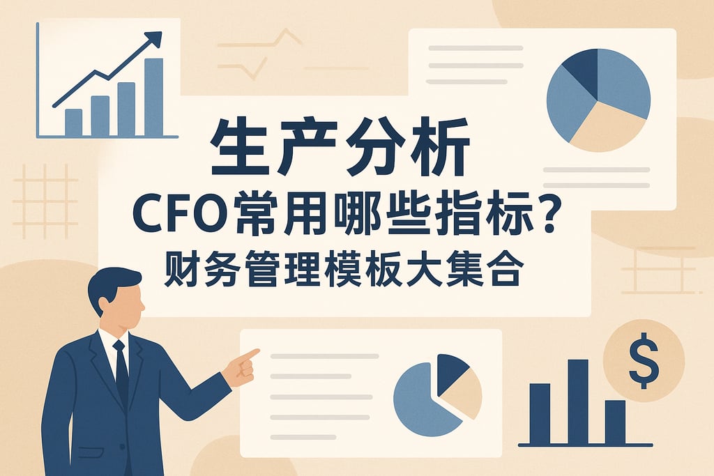 生产分析CFO常用哪些指标？财务管理模板大集合