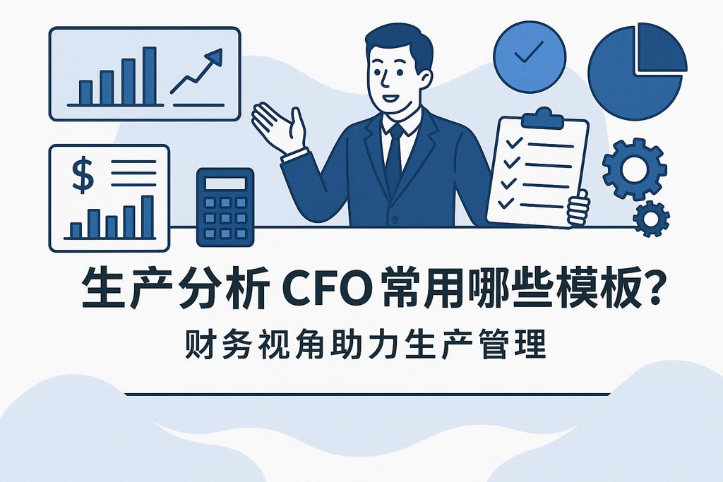 生产分析CFO常用哪些模板？财务视角助力生产管理