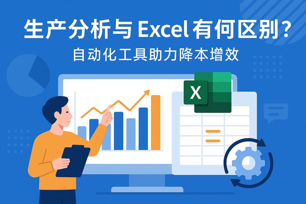 生产分析与Excel有何区别？自动化工具助力降本增效