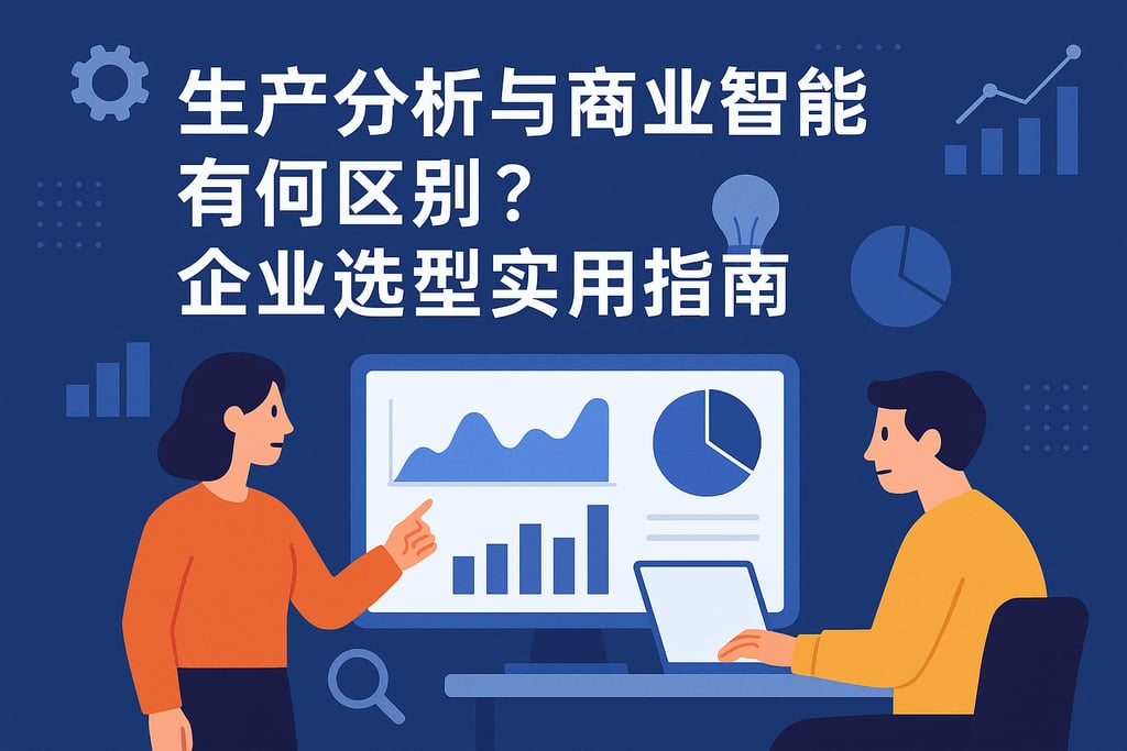 生产分析与商业智能有何区别？企业选型实用指南