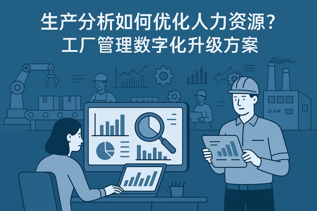生产分析如何优化人力资源？工厂管理数字化升级方案