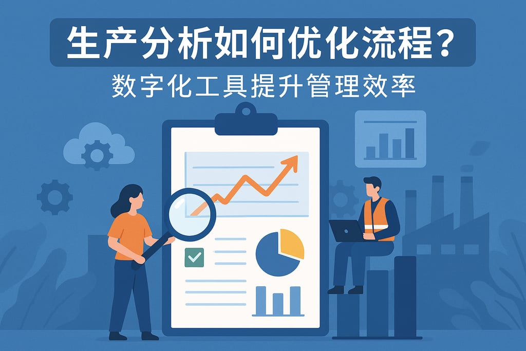 生产分析如何优化流程？数字化工具提升管理效率