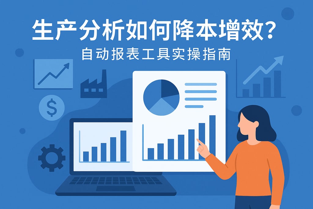 生产分析如何降本增效？自动报表工具实操指南