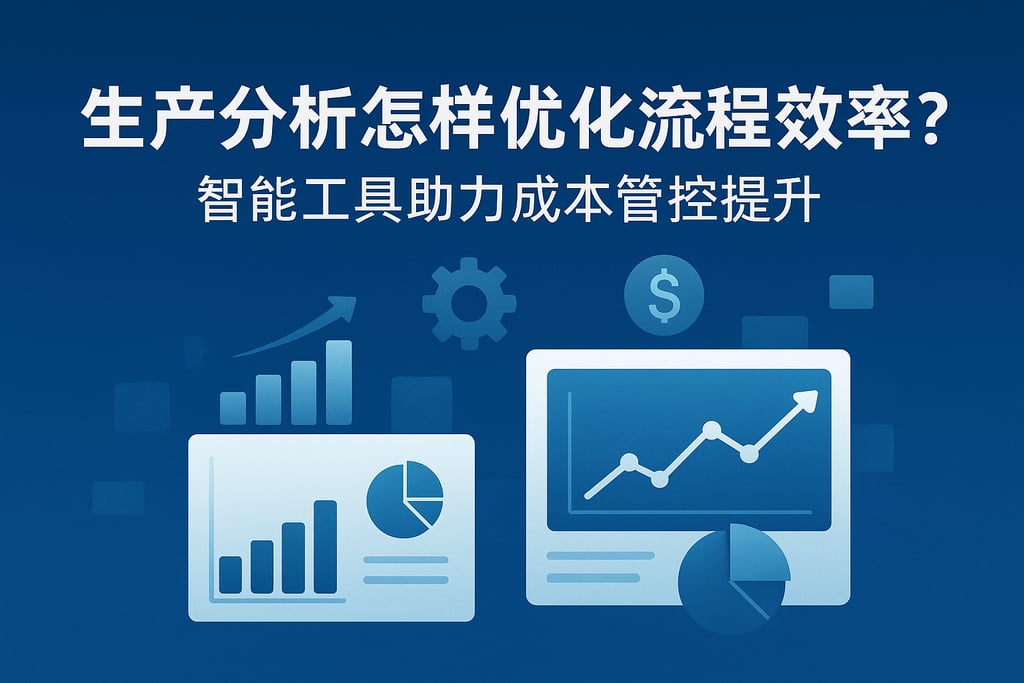 生产分析怎样优化流程效率？智能工具助力成本管控提升