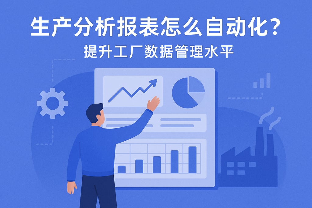 生产分析报表怎么自动化？提升工厂数据管理水平