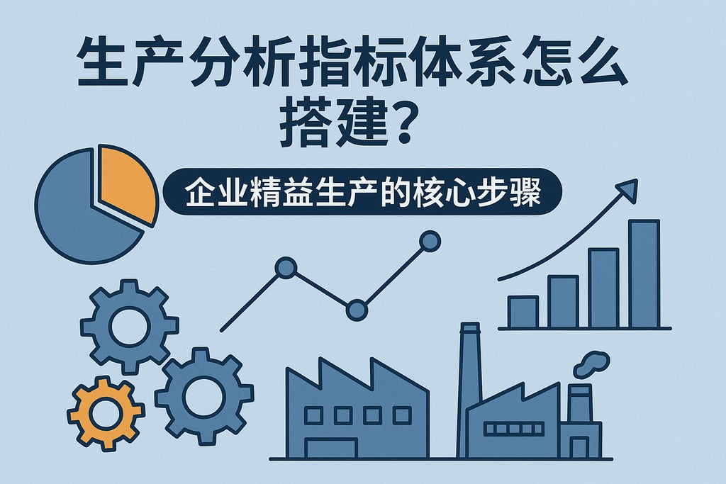 生产分析指标体系怎么搭建？企业精益生产的核心步骤