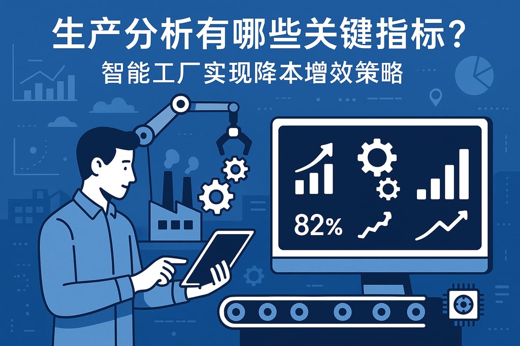 生产分析有哪些关键指标？智能工厂实现降本增效策略