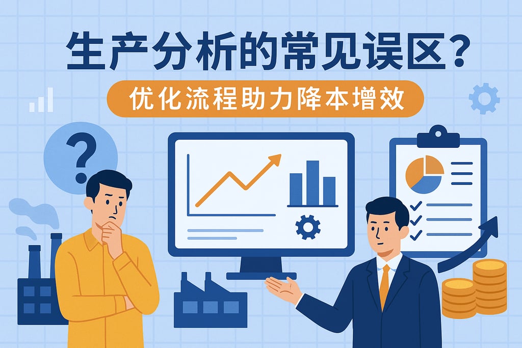 生产分析有哪些常见误区？优化流程助力降本增效