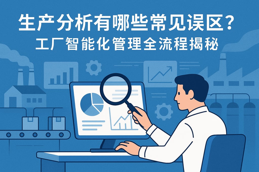 生产分析有哪些常见误区？工厂智能化管理全流程揭秘