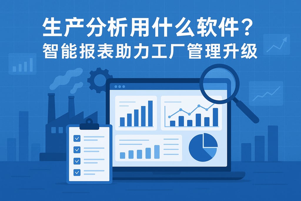 生产分析用什么软件？智能报表助力工厂管理升级