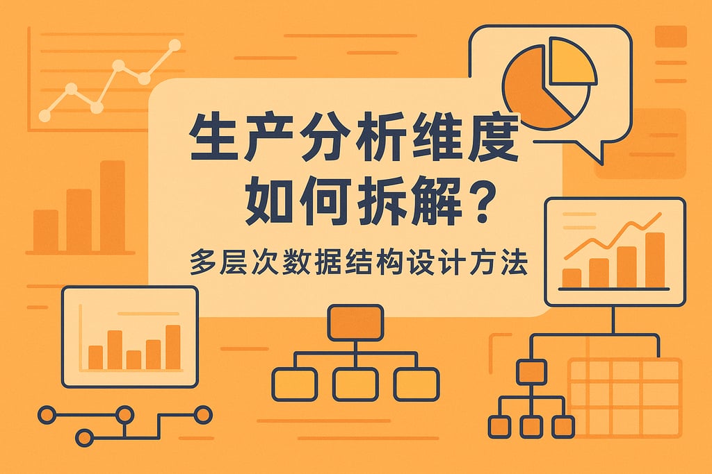 生产分析维度如何拆解？多层次数据结构设计方法