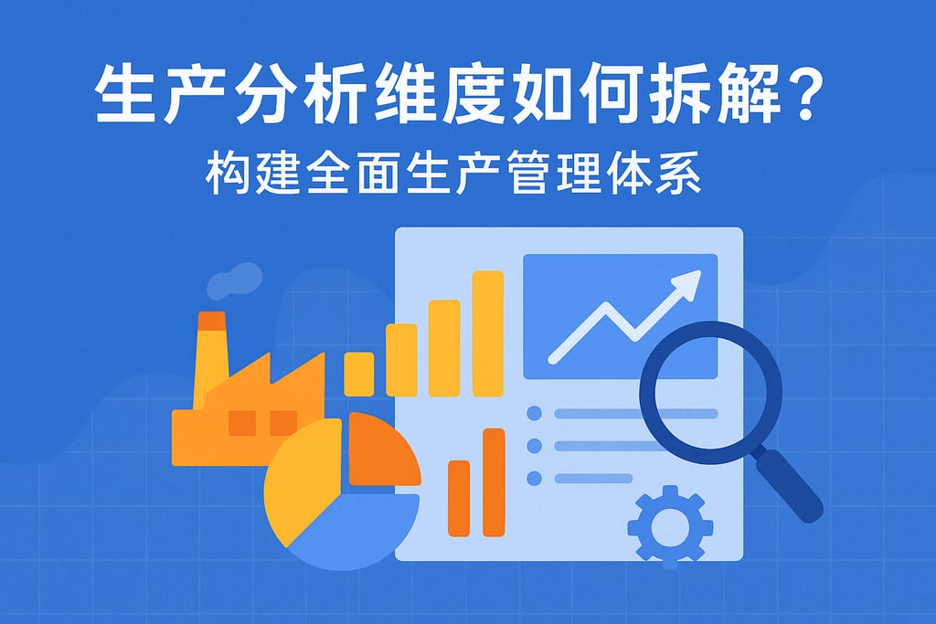 生产分析维度如何拆解？构建全面生产管理体系