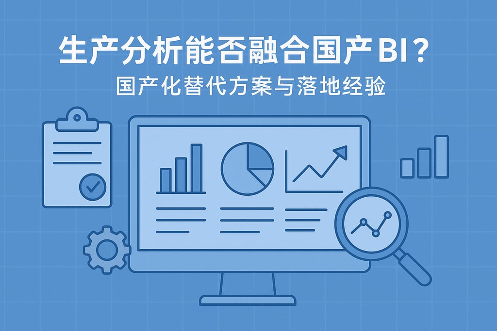 生产分析能否融合国产BI？国产化替代方案与落地经验