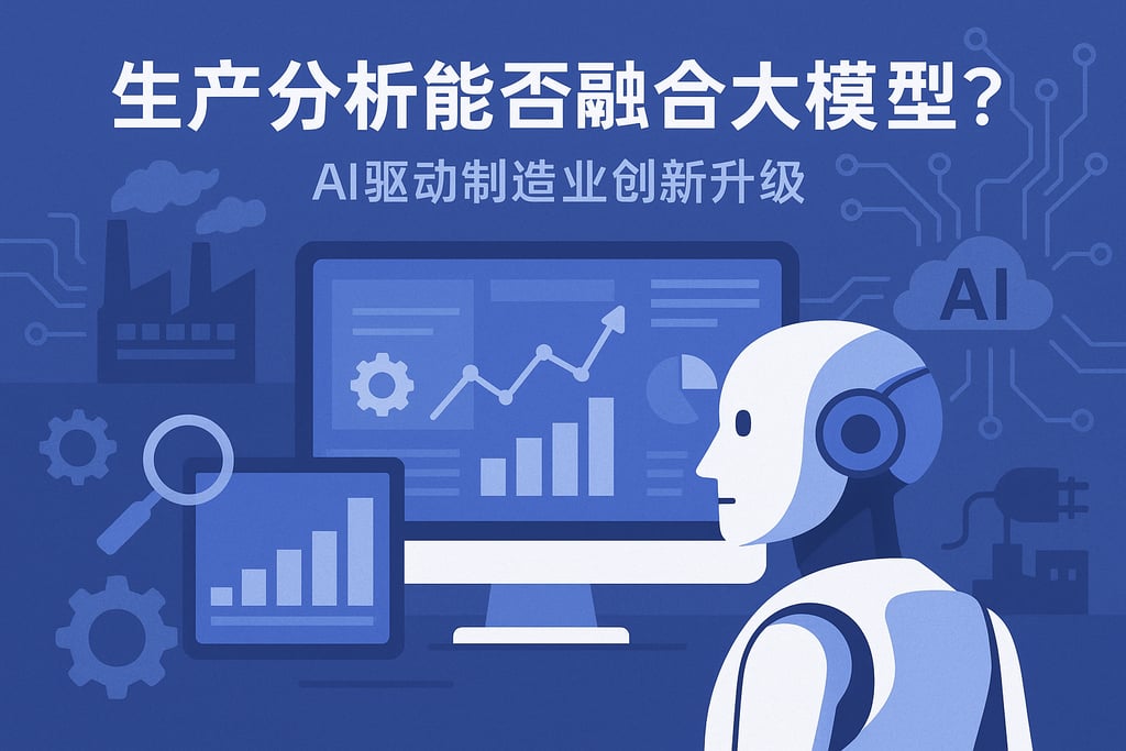 生产分析能否融合大模型？AI驱动制造业创新升级