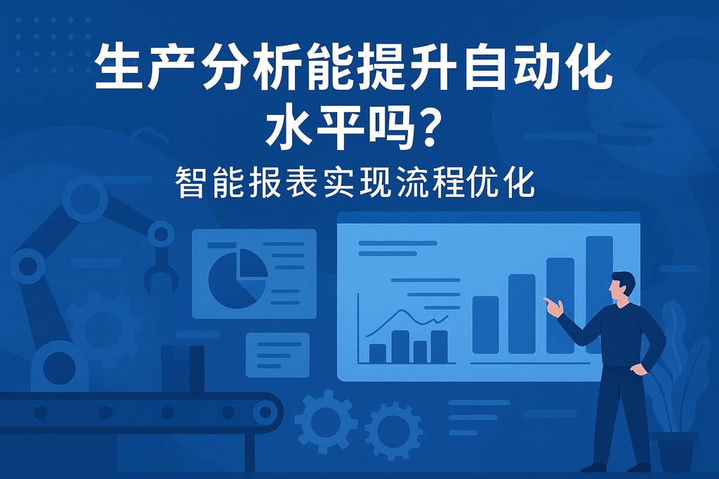 生产分析能提升自动化水平吗？智能报表实现流程优化