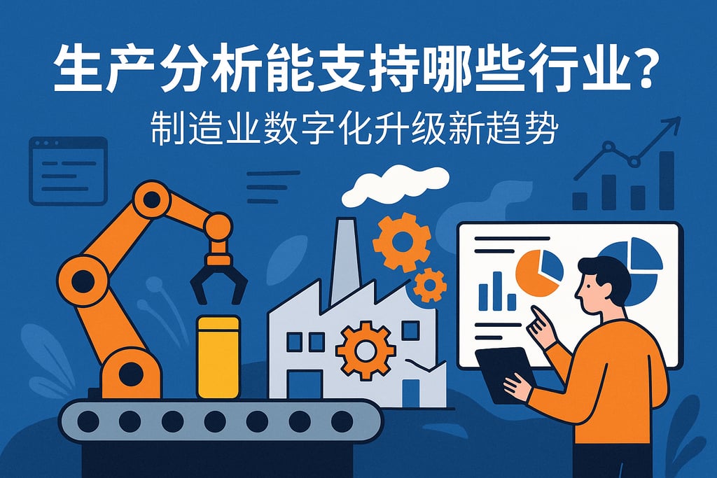 生产分析能支持哪些行业？制造业数字化升级新趋势