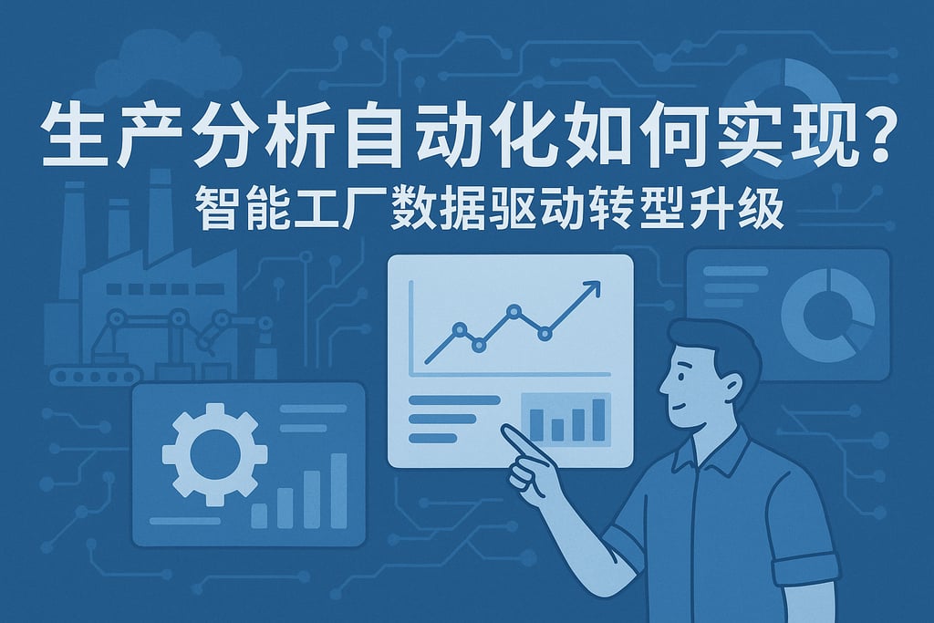 生产分析自动化如何实现？智能工厂数据驱动转型升级