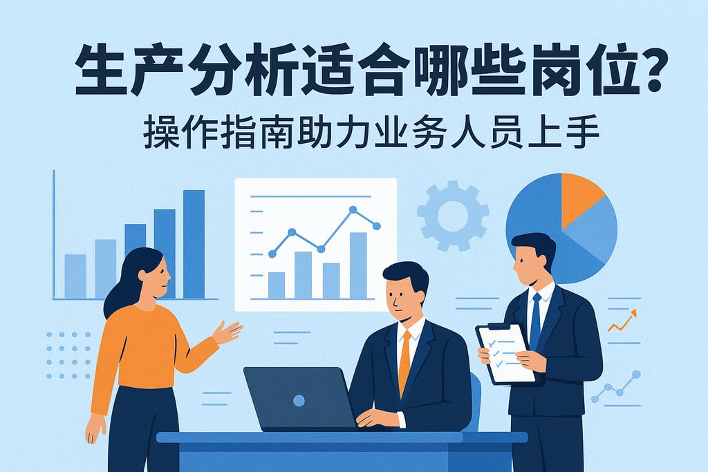 生产分析适合哪些岗位？操作指南助力业务人员上手