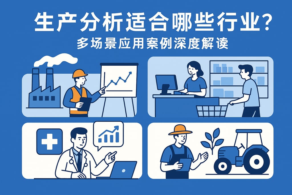 生产分析适合哪些行业？多场景应用案例深度解读