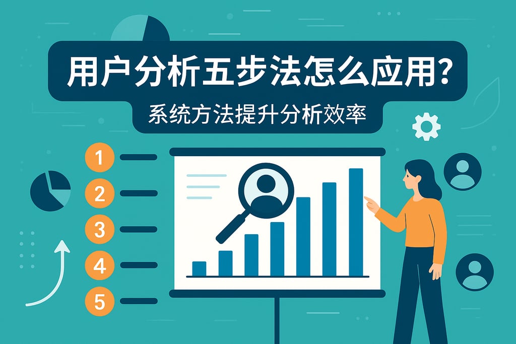 用户分析五步法怎么应用？系统方法提升分析效率