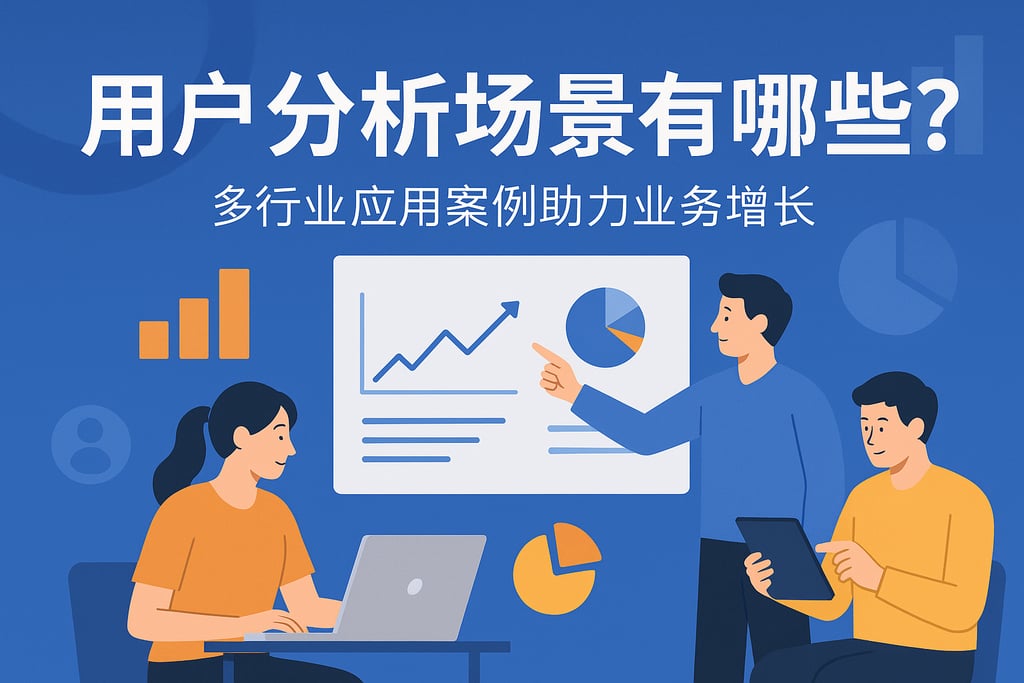 用户分析场景有哪些？多行业应用案例助力业务增长