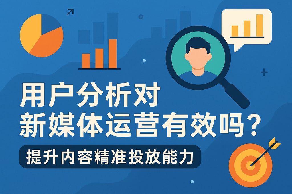 用户分析对新媒体运营有效吗？提升内容精准投放能力