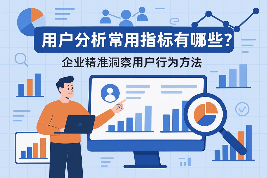 用户分析常用指标有哪些？企业精准洞察用户行为方法