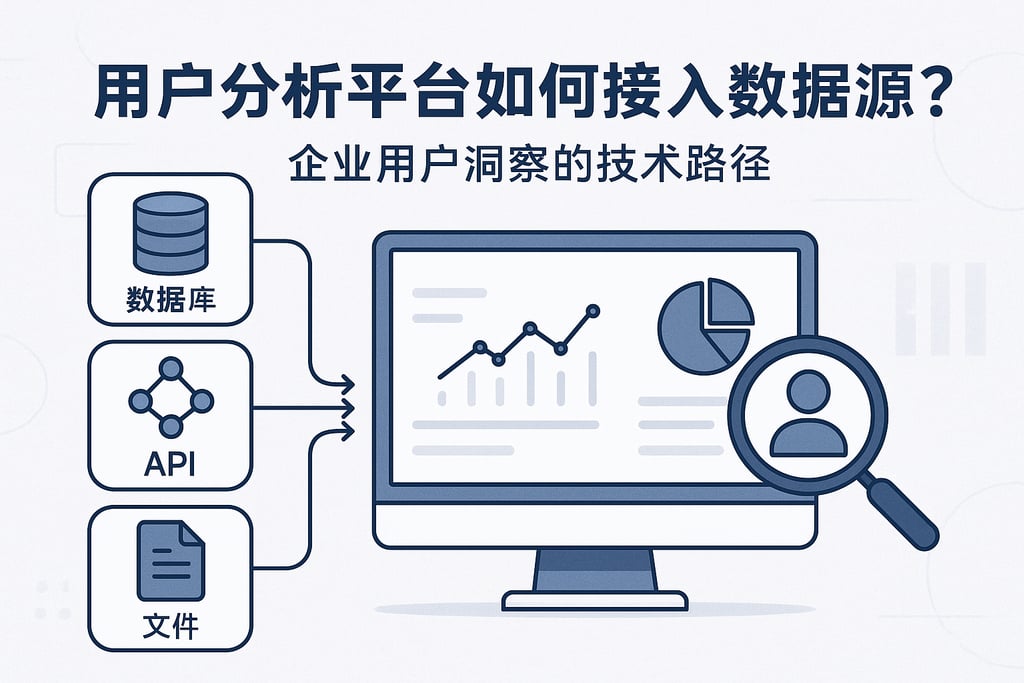 用户分析平台如何接入数据源？企业用户洞察的技术路径